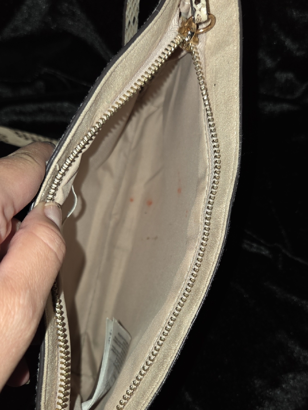 H&M Beige Snake-Print Crossbody Bag - Picture 9 of 9